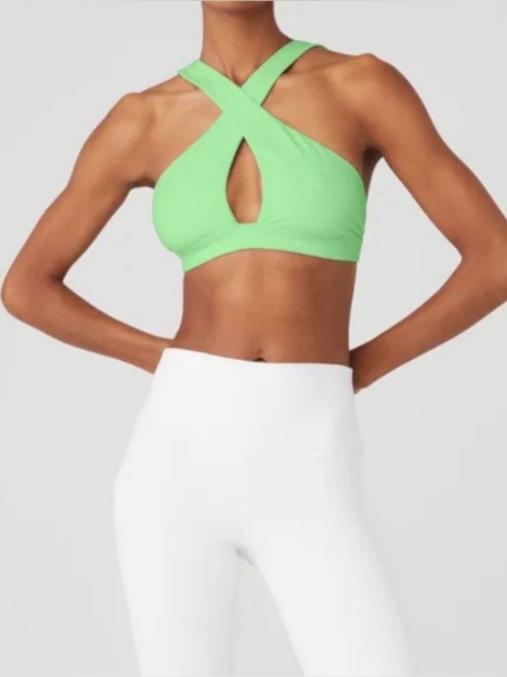 ALO Yoga destination bra in ultra mint